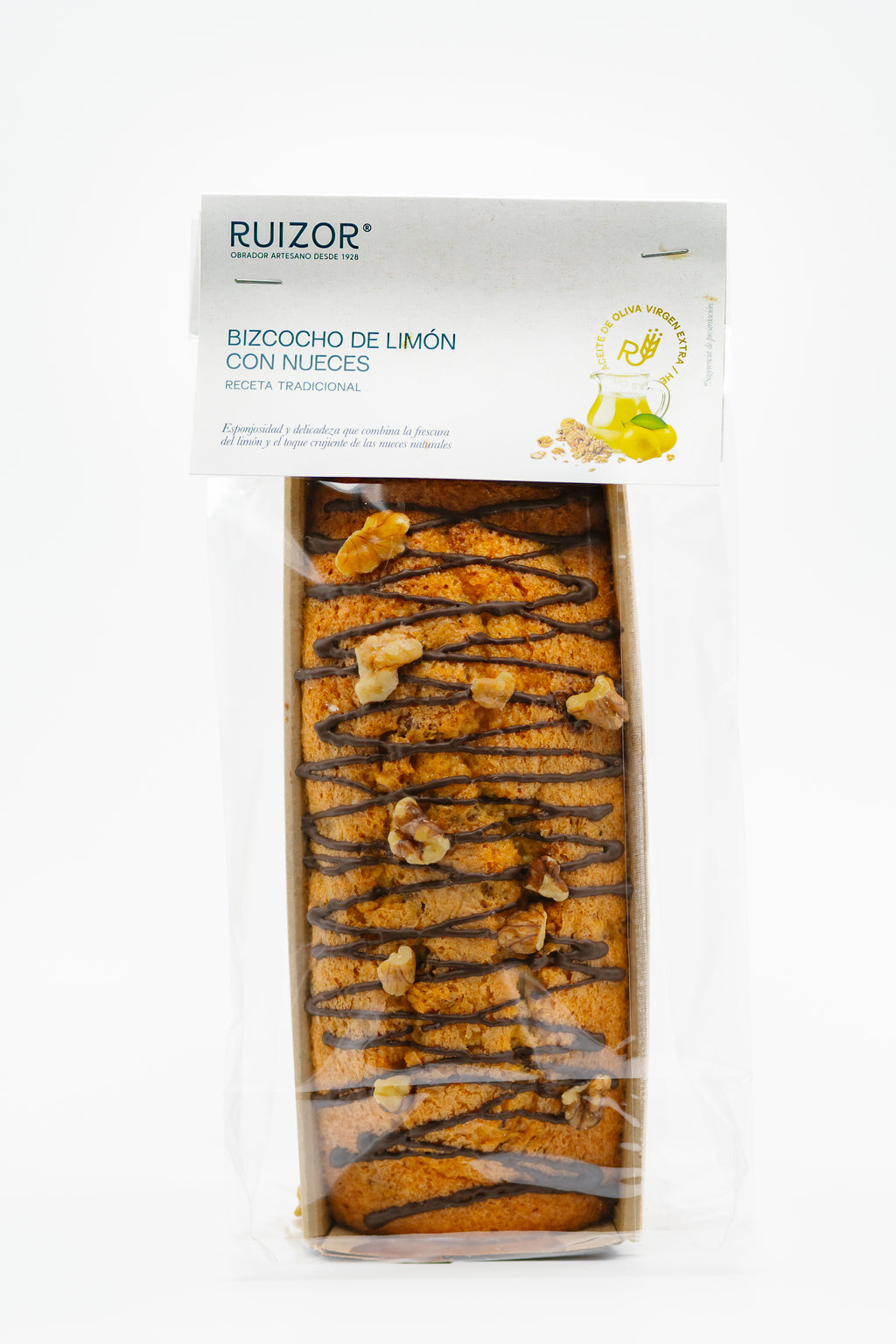 BIZCOCHO DE LIMÓN CON NUECES