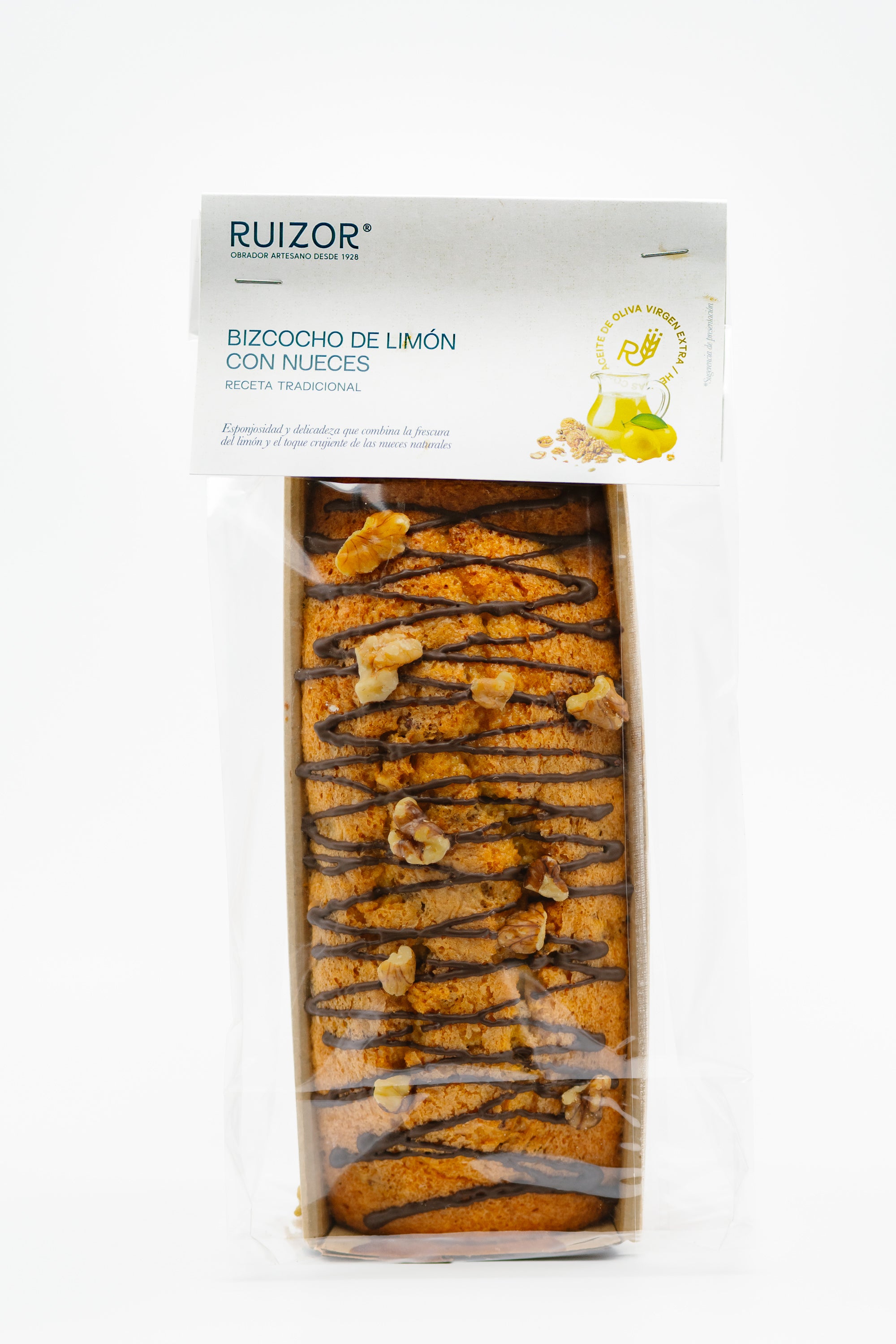 BIZCOCHO DE LIMÓN CON NUECES