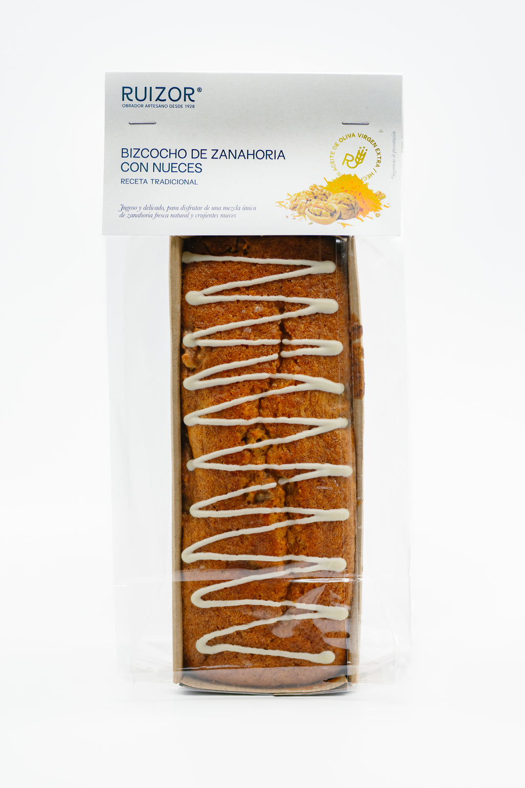 BIZCOCHO DE ZANAHORIA CON NUECES