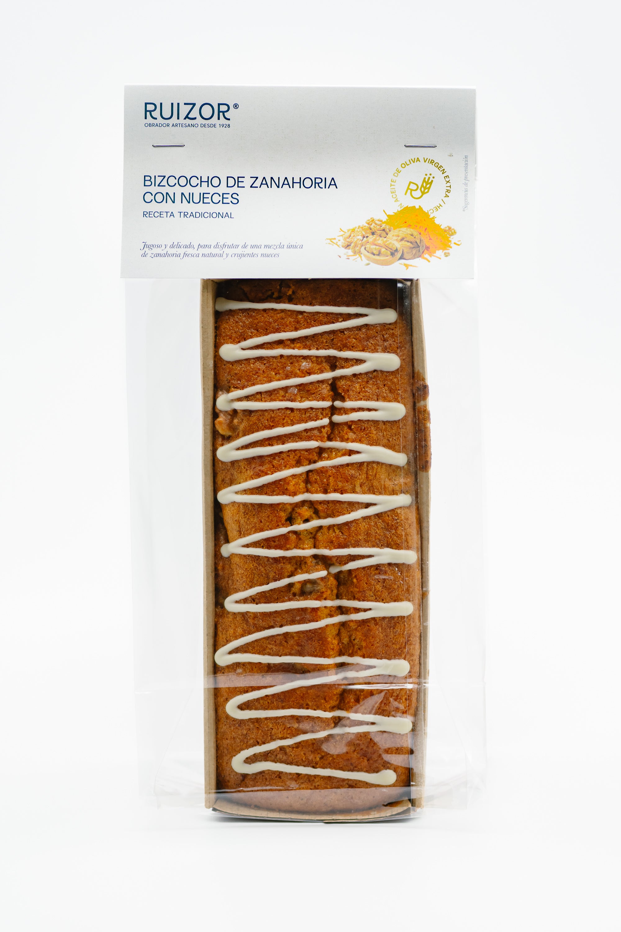 BIZCOCHO DE ZANAHORIA CON NUECES