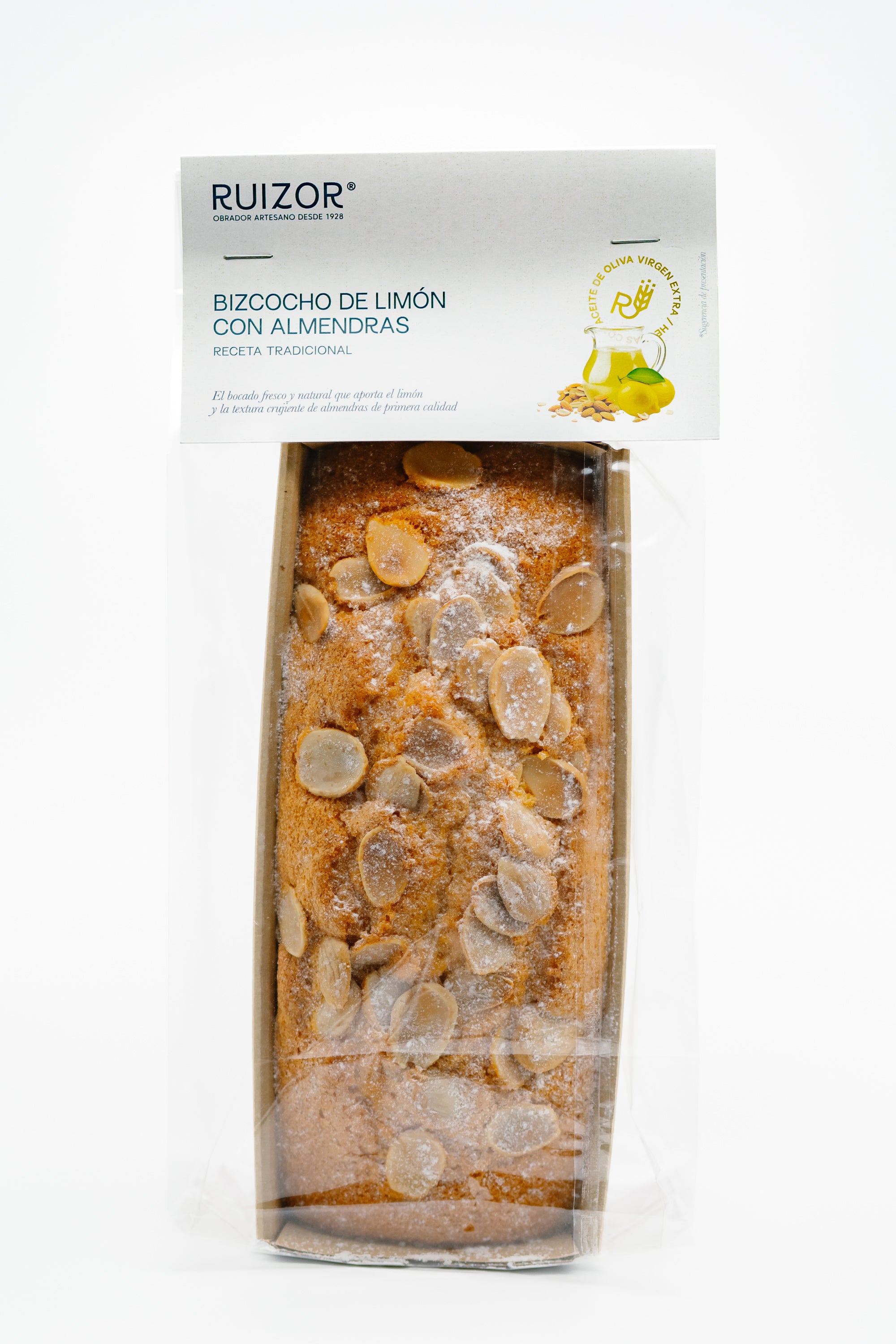 BIZCOCHO DE LIMÓN CON ALMENDRAS