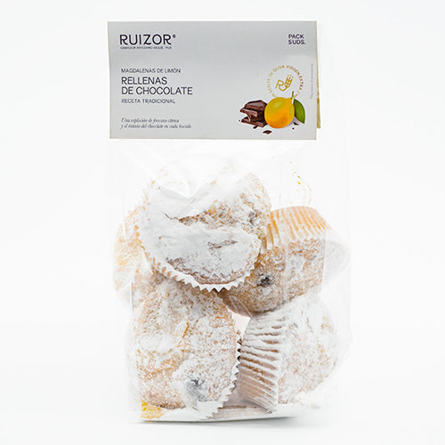 MAGDALENAS RELLENAS DE CHOCOLATE